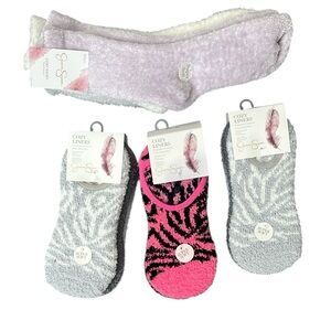 NWT Jessica Simpson Sock Bundle 12 Pairs Cozy Liners | Cozy Socks Shoe Size 4-10